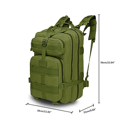Rising Hikes 30L 3P Outdoor Tactical Backpack for Camping Hiking and Trekking