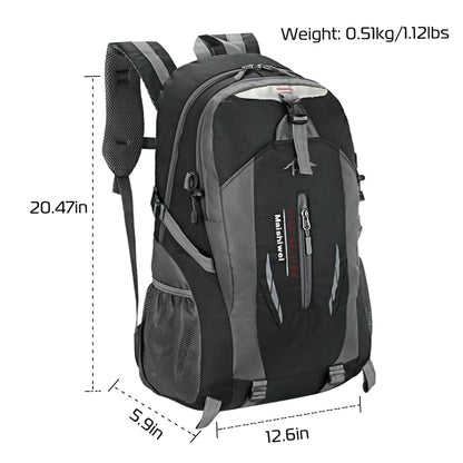 Rising Hikes 36L Outdoor Backpack Multi Compartment Hiking Travel Bag